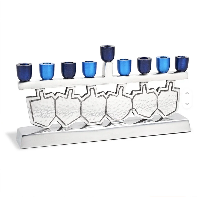 9 Arm Menorah Jewish Candlestick Holder