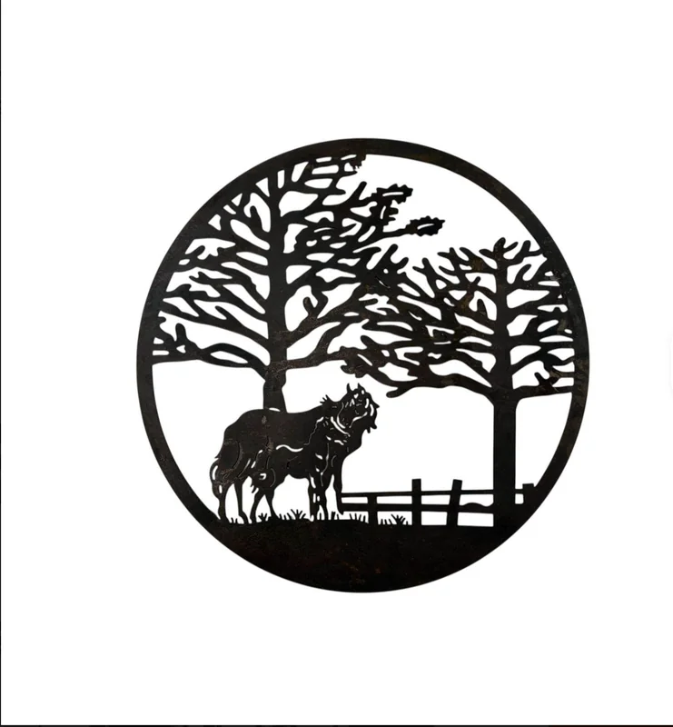 Unique Round Metal wall decor